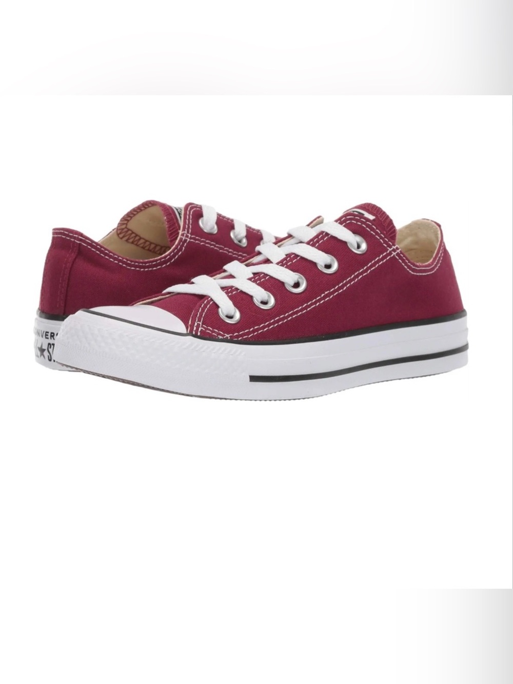 Converse Low-Top Sneakers - Burgundy